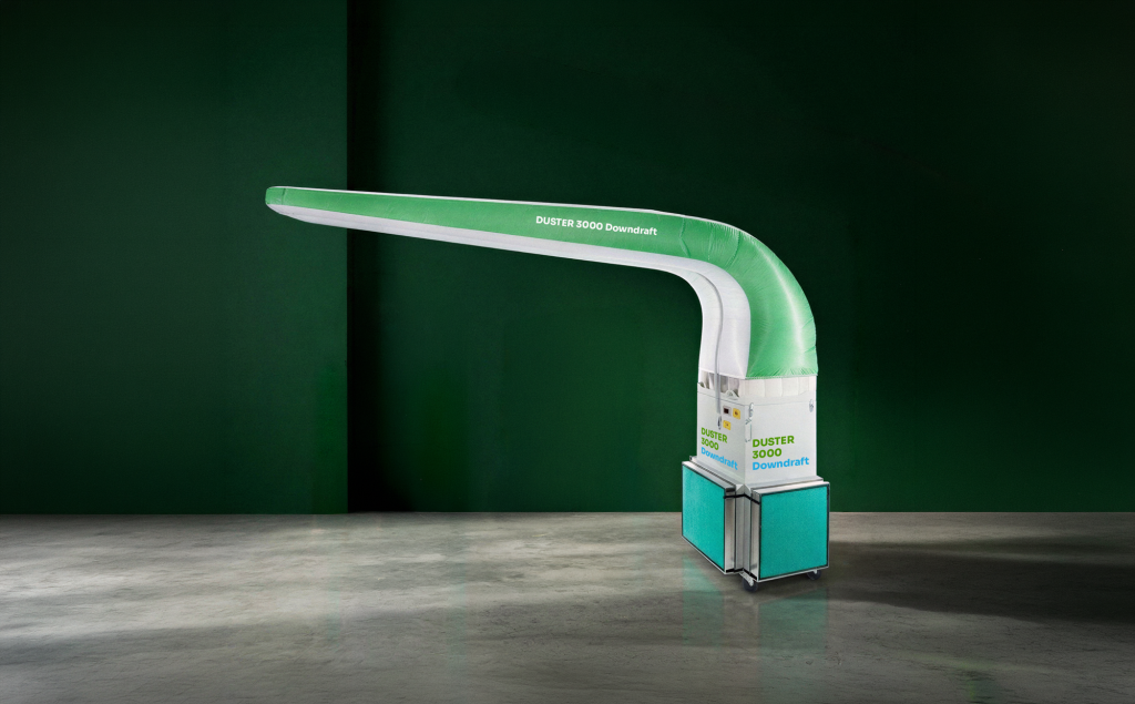 Image of the DUSTER 3000 with plenum extension